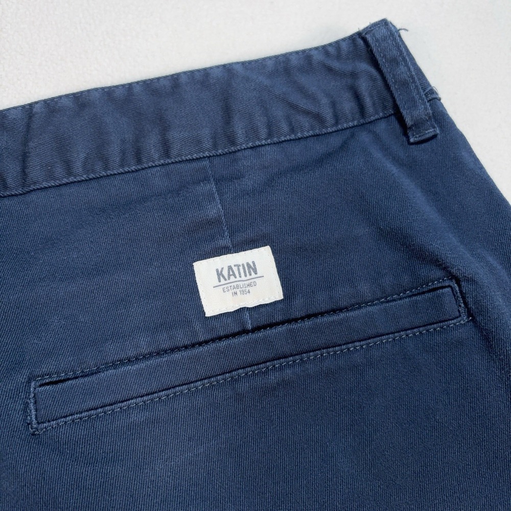 Katin 8"‎ Shorts Men's 32 (fits 33) Navy Stretch Surf Casual Chinos - Picture 7 of 16